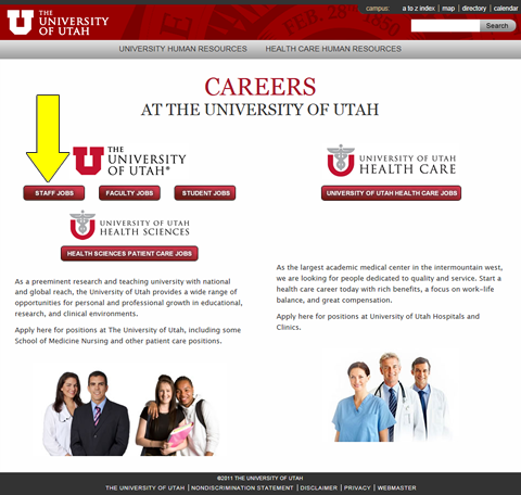Homepage: Staff Jobs